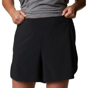 Columbia Womens Pleasant Creek Stretch Shorts-50 UPF Omni-Shade Black Size 3XL